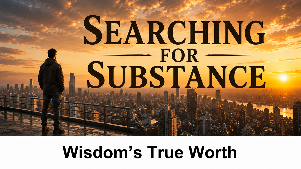 Wisdom's True Worth